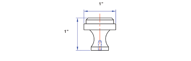 Edge Series 01-601 Knob