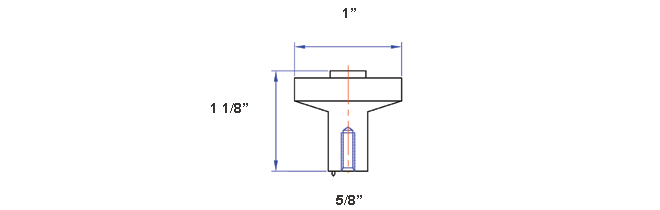 Angle Series 02-501 Knob