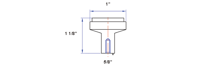 Angle Series 02-601 Knob