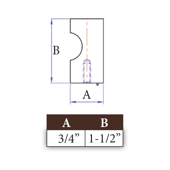 Curve Series 04-601 Knob