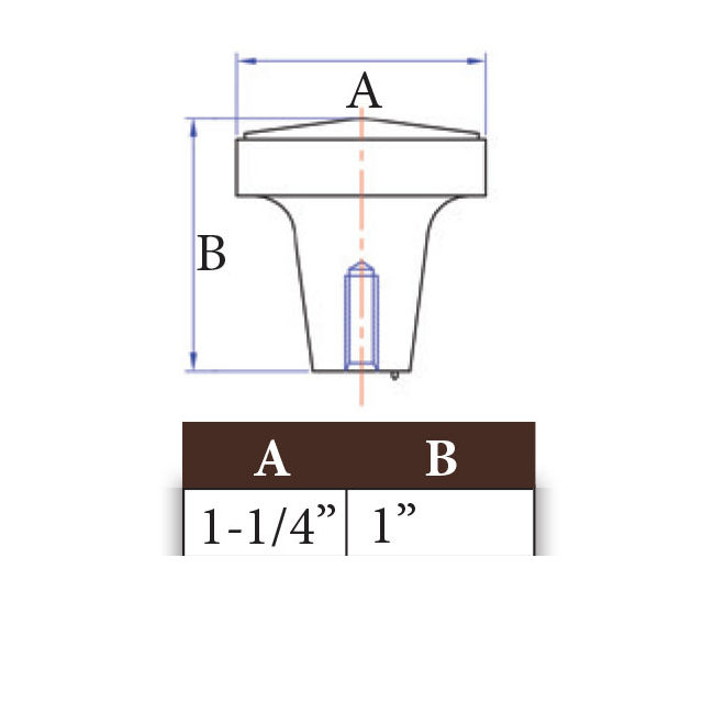 Mission Series 06-502 Knob