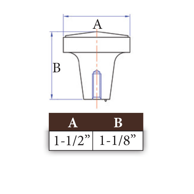 Mission Series 06-503 Knob