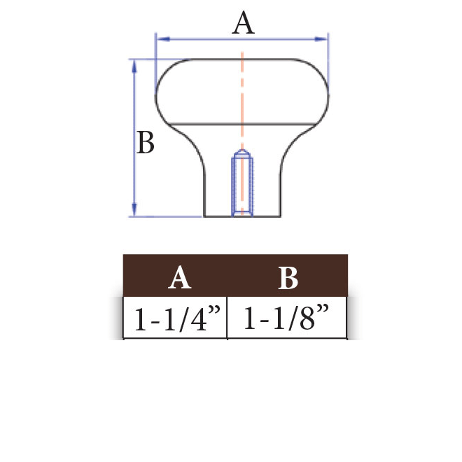 Renaissance Series 07-602 Knob