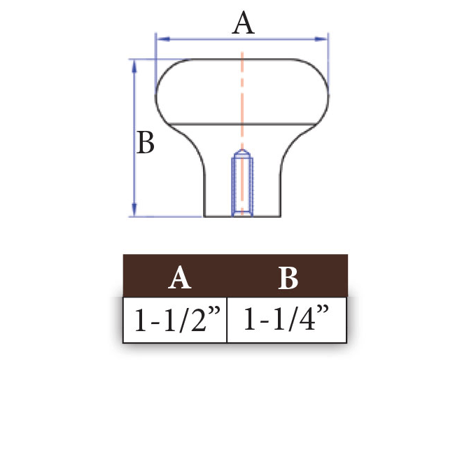 Renaissance Series 07-603 Knob