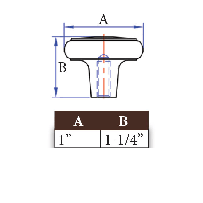 Renaissance Series 08-501 Knob