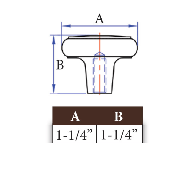 Renaissance Series 08-502 Knob