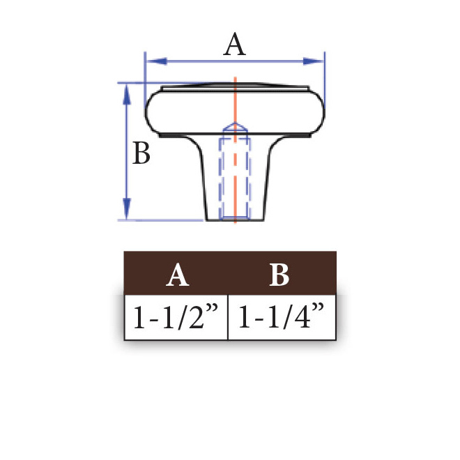 Renaissance Series 08-503 Knob