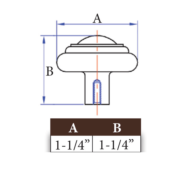 Renaissance Series 08-602 Knob