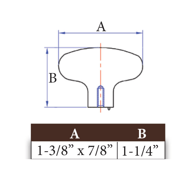 Mission Series 09-501 Knob