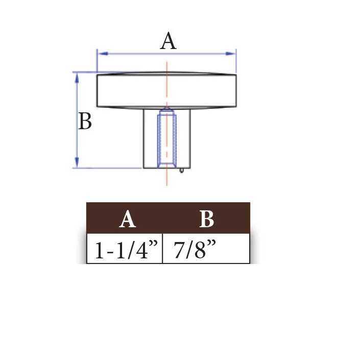 Deco Series 13-502 Knob