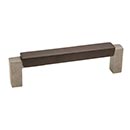 Platinum Espresso Two Tone Finish - Solid Bronze Standard Size Pull Handles - Hardware International Decorative Hardware