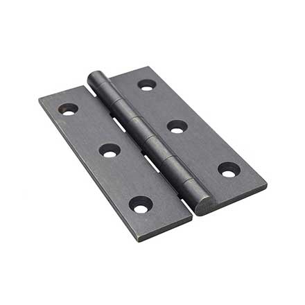 Horton Brasses [PB-409-DA] Solid Brass Cabinet Door Butt Hinge - Square Corner - Oil Rubbed Bronze Finish - Pair - 2 1/2" H x 1 1/2" W