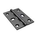 Horton Brasses [PB-410-DA] Solid Brass Cabinet Door Butt Hinge - Square Corner - Adjustable - Oil Rubbed Bronze Finish - Pair - 2 1/2&quot; H x 1 3/4&quot; W