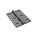 Horton Brasses [PB-407-DA] Solid Brass Cabinet Door Butt Hinge - Square Corner - Oil Rubbed Bronze Finish - Pair - 2&quot; H x 1 1/2&quot; W