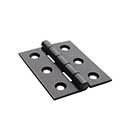 Horton Brasses [CP-11-DA] Solid Brass Cabinet Door Butt Hinge - Rolled Barrel - Square Corner - Oil Rubbed Bronze Finish - Pair - 2&quot; H x 1 9/16&quot; W