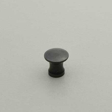 Horton Brasses [H-42-0.375-DA] Solid Brass Cabinet Knob - Classic - Oil Rubbed Bronze Finish - 3/8" Dia.