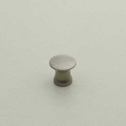 Horton Brasses [H-42-0.375-SN] Solid Brass Cabinet Knob - Classic - Satin Nickel Finish - 3/8" Dia.
