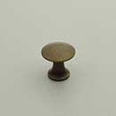 Horton Brasses [H-42-0.50-A] Solid Brass Cabinet Knob - Classic - Antique Finish - 1/2" Dia.