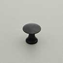 Horton Brasses [H-42-0.50-DA] Solid Brass Cabinet Knob - Classic - Oil Rubbed Bronze Finish - 1/2" Dia.