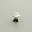 Horton Brasses [H-42-0.50-PN] Solid Brass Cabinet Knob - Classic - Polished Nickel Finish - 1/2" Dia.