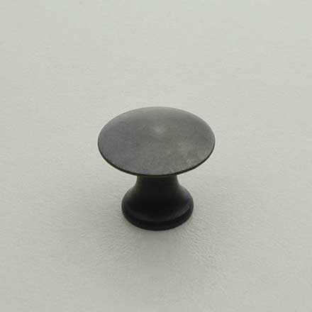 Horton Brasses [H-42-0.625-DA] Solid Brass Cabinet Knob - Classic - OIl Rubbed Bronze Finish - 5/8" Dia.