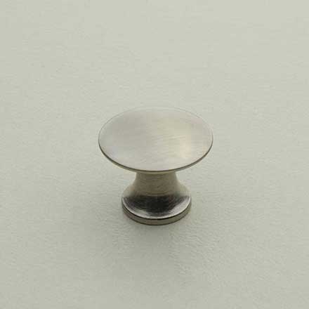 Horton Brasses [H-42-0.625-SN] Solid Brass Cabinet Knob - Classic - Satin Nickel Finish - 5/8" Dia.
