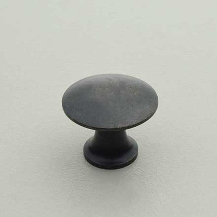 Horton Brasses [H-42-0.75-DA] Solid Brass Cabinet Knob - Classic - Oil Rubbed Bronze Finish - 3/4" Dia.