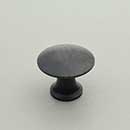 Horton Brasses [H-42-0.75-DA] Solid Brass Cabinet Knob - Classic - Oil Rubbed Bronze Finish - 3/4" Dia.