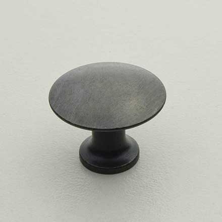 Horton Brasses [H-42-0.875-DA] Solid Brass Cabinet Knob - Classic - Oil Rubbed Bronze Finish - 7/8" Dia.