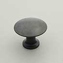 Horton Brasses [H-42-0.875-DA] Solid Brass Cabinet Knob - Classic - Oil Rubbed Bronze Finish - 7/8" Dia.