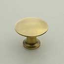 Horton Brasses [H-42-0.875-LA] Solid Brass Cabinet Knob - Classic - Light Antique Finish - 7/8" Dia.
