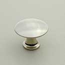 Horton Brasses [H-42-0.875-PN] Solid Brass Cabinet Knob - Classic - Polished Nickel Finish - 7/8" Dia.