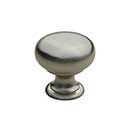 Horton Brasses [K-12-1.00-SN] Solid Brass Cabinet Knob - Classic Kitchen - Satin Nickel Finish - 1" Dia.