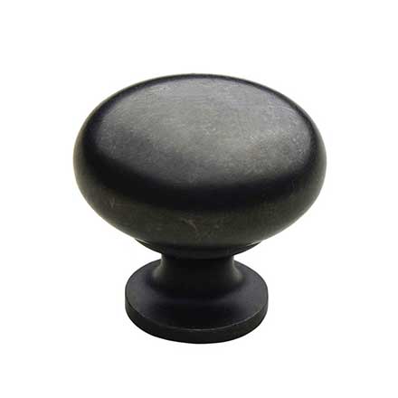 Horton Brasses [K-12-1.25-DL] Solid Brass Cabinet Knob - Classic Kitchen - Oil Rubbed Bronze Lacquered Finish - 1 1/4" Dia.