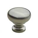 Horton Brasses [K-12-1.25-SN] Solid Brass Cabinet Knob - Classic Kitchen - Satin Nickel Finish - 1 1/4" Dia.