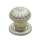 Horton Brasses [K-13-SN] Solid Brass Cabinet Knob - Spool - Satin Nickel Finish - 1 1/4" Dia.