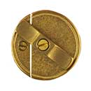 Horton Brasses [H-130-LA] Cast Brass Cabinet Turnbuckle Latch - Light Antique Finish - 1 3/4″ Dia.