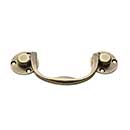 Horton Brasses [CL-561-LA] Solid Brass Drawer Bail Pull - Chest Lift - Light Antique Finish - 4 1/2" L