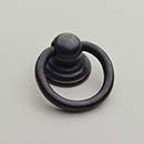 Horton Brasses [RP-3-DA] Solid Brass Drawer Ring Pull - Round - Oil Rubbed Bronze Finish - 7/8" Dia.
