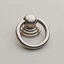 Horton Brasses [RP-3-SN] Solid Brass Drawer Ring Pull - Round - Satin Nickel Finish - 7/8" Dia.