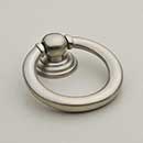 Horton Brasses [RP-4-SN] Solid Brass Drawer Ring Pull - Round - Satin Nickel Finish - 1 5/16" Dia.