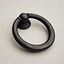 Horton Brasses [RP-5-DA] Solid Brass Drawer Ring Pull - Round - Oil Rubbed Bronze Finish - 1 5/8" Dia.