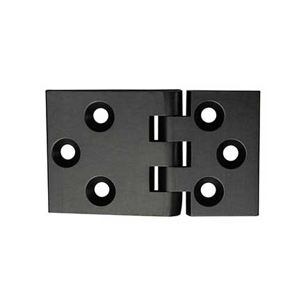 Horton Brasses [H-500-DA] Solid Brass Drop Leaf Table Hinge - Oil Rubbed Bronze Finish - Pair - 2 1/8" L x 1 1/4" W