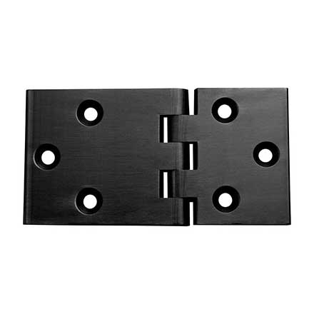 Horton Brasses [H-510-DA] Solid Brass Drop Leaf Table Hinge - Oil Rubbed Bronze Finish - Pair - 2 7/8" L x 1 1/2" W