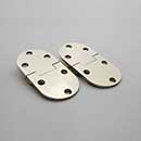 Horton Brasses [H-65-B] Solid Brass Butler Tray Table Hinge - Polished Brass Unlacquered Finish - Pair - 2 7/8" L x 1 1/2" W