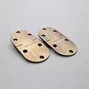 Horton Brasses [H-65-LA] Solid Brass Butler Tray Table Hinge - Light Antique Finish - Pair - 2 7/8" L x 1 1/2" W