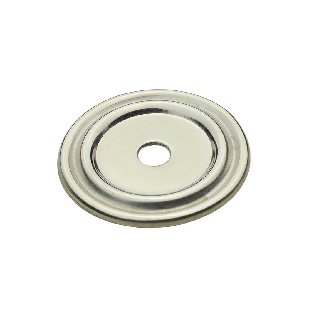 Horton Brasses [BP-14-PN] Solid Brass Knob Backplate