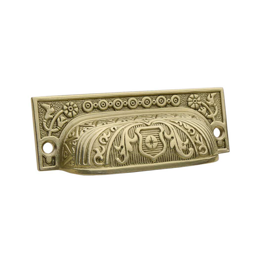 Horton Brasses [VT-71-SB] Solid Brass Cabinet Drawer Bin Pull