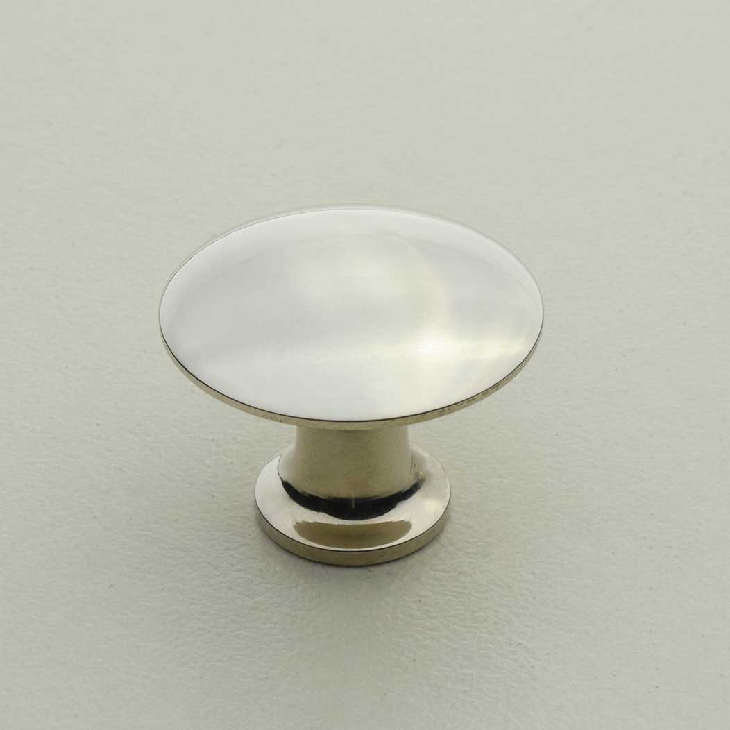 Horton Brasses [H-42-0.875-PN] Solid Brass Knob