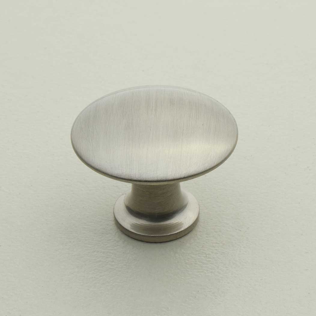 Horton Brasses [H-42-0.875-SN] Solid Brass Knob